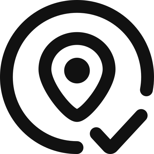 Location pin Generic black outline icon