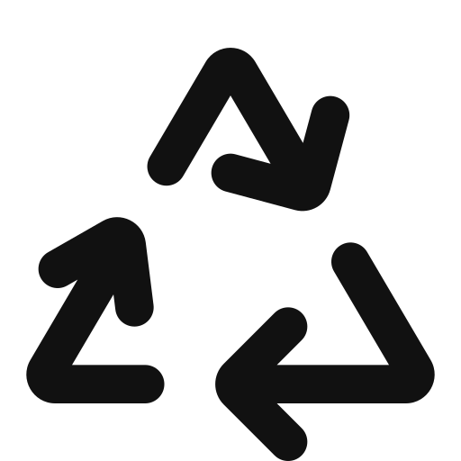 recykling Generic black outline ikona