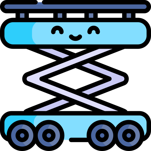 platforma Kawaii Lineal color ikona