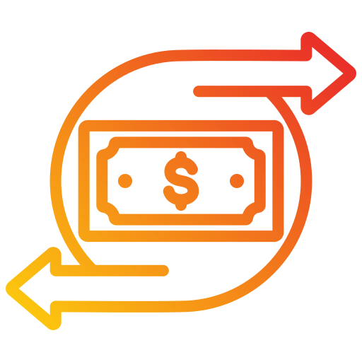 Transaction Generic gradient outline icon