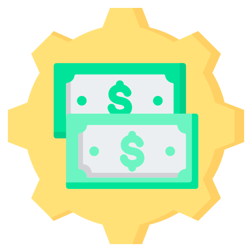 Управление деньгами Generic color fill иконка