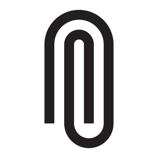 Paperclip Generic outline icon