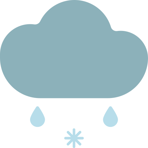 nuvola-pioggia Generic color fill icona