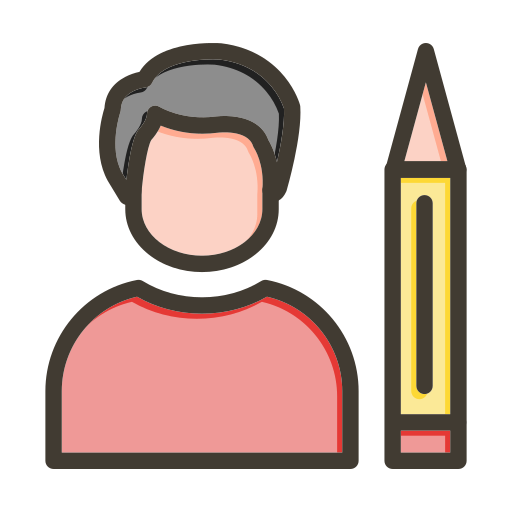 Writer Generic color lineal-color icon