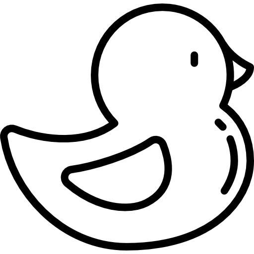 고무 ducky Special Lineal icon