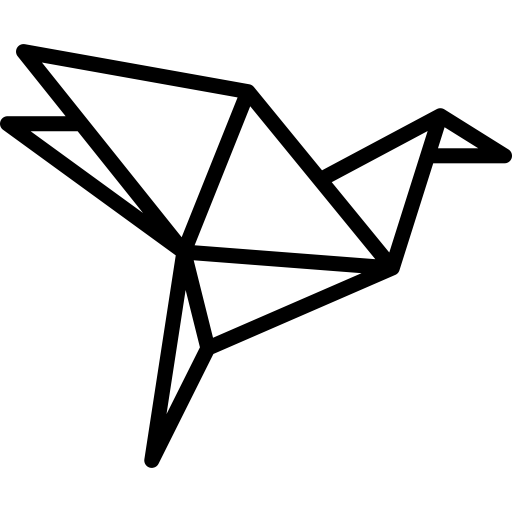 折り紙の鳥 Special Lineal icon
