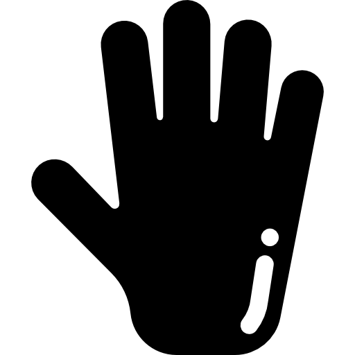 mão humana  Ícone