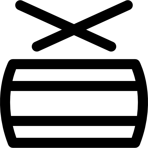 Chinese Drum Curved Lineal icon