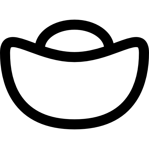 sztabka chińska Curved Lineal ikona
