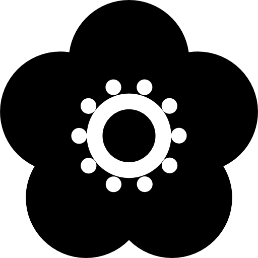 Blossom Curved Fill icon