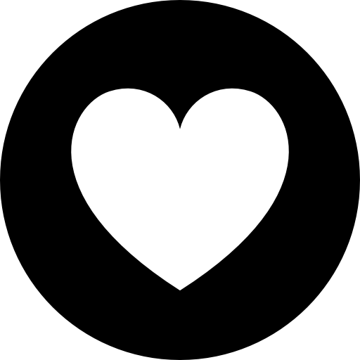 Фишка для покера сердца  иконка