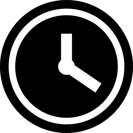 orologio rotondo  icona