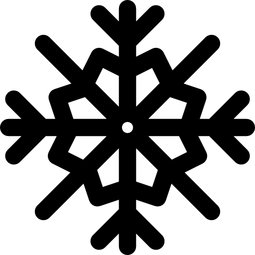 Снежинка Curved Lineal иконка
