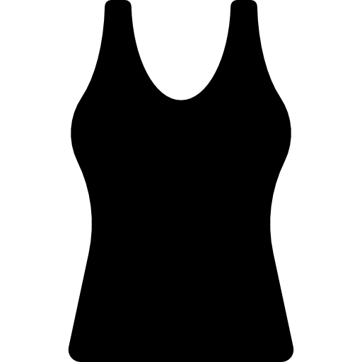 camisa feminina sem mangas  Ícone