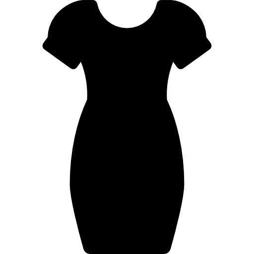 vestido de mujer  icono