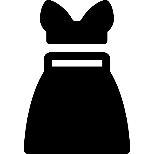 Платье с поясом  иконка