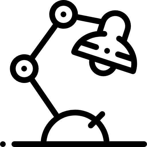 lampada da tavolo Detailed Rounded Lineal icona
