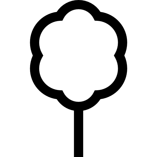 wata cukrowa Basic Straight Lineal ikona