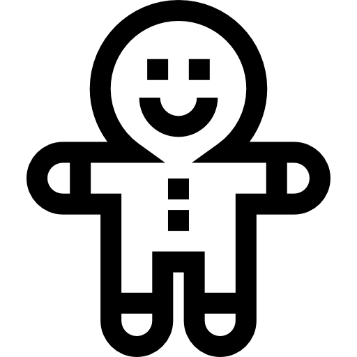 lebkuchen Basic Straight Lineal icon