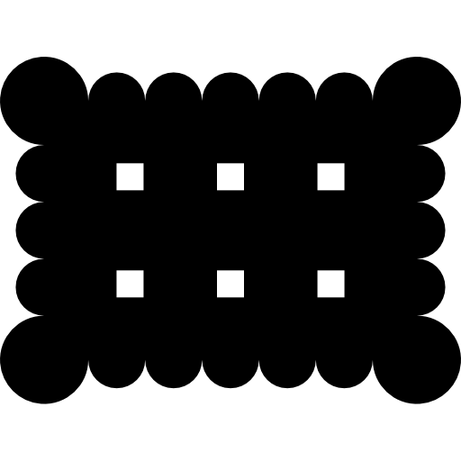 plätzchen Basic Straight Filled icon