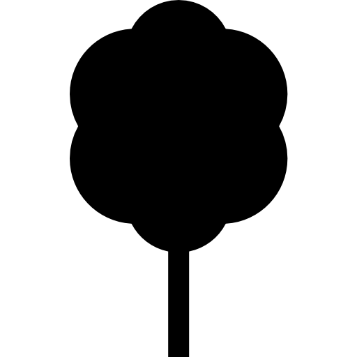 algodón de azúcar Basic Straight Filled icono