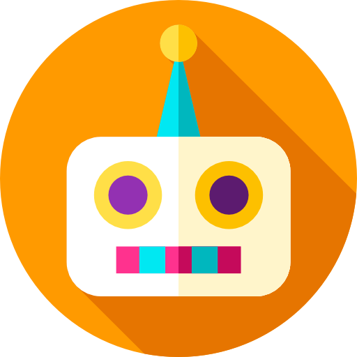 roboter Flat Circular Flat icon