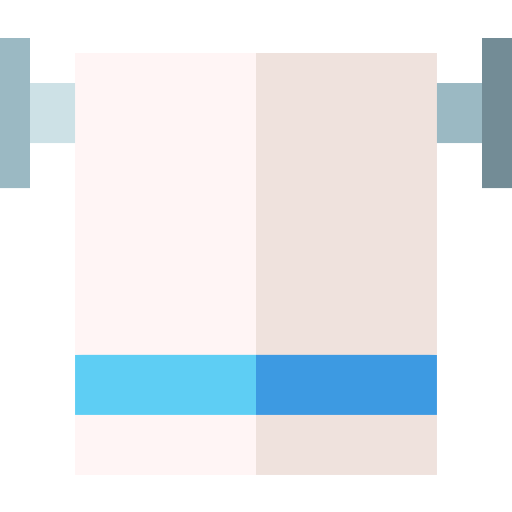 タオル Basic Straight Flat icon