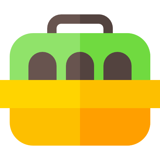 Pet carrier Basic Straight Flat icon