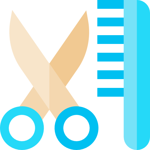 Grooming Basic Straight Flat icon