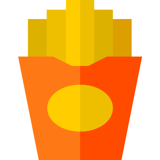 Fries Basic Straight Flat icon
