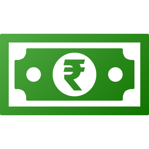 Rupee Generic gradient fill icon