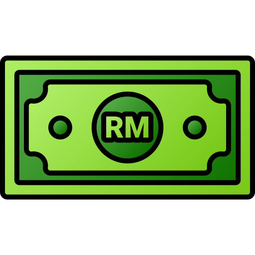 ringgit Generic gradient lineal-color icono