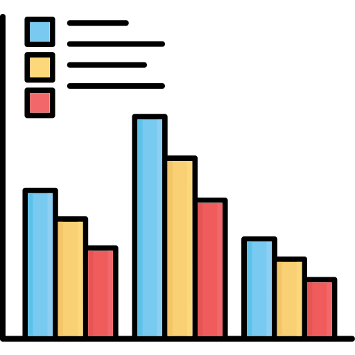 vlakdiagram Generic color lineal-color icoon