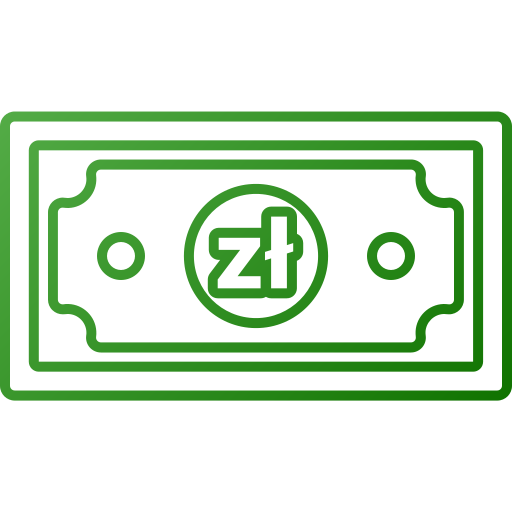 zloty Generic gradient outline icon