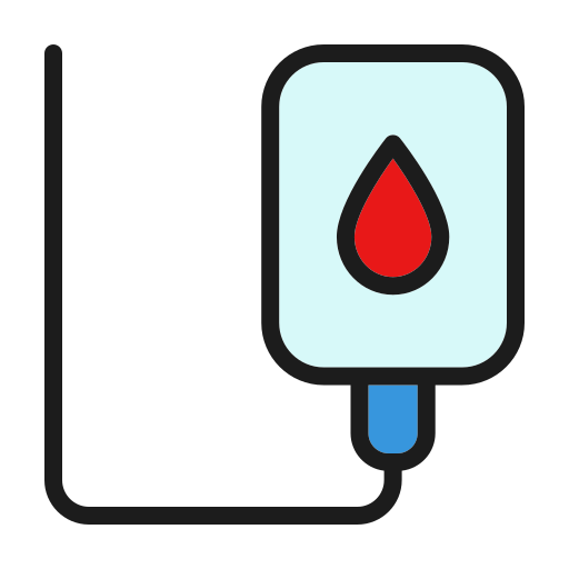 bolsa de sangre Generic color lineal-color icono
