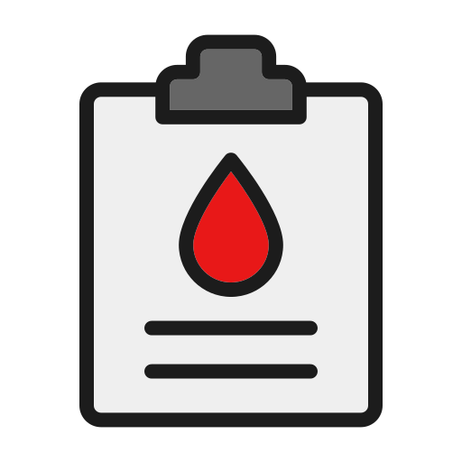 análisis de sangre Generic color lineal-color icono