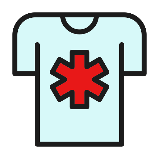 t-shirt Generic color lineal-color icon