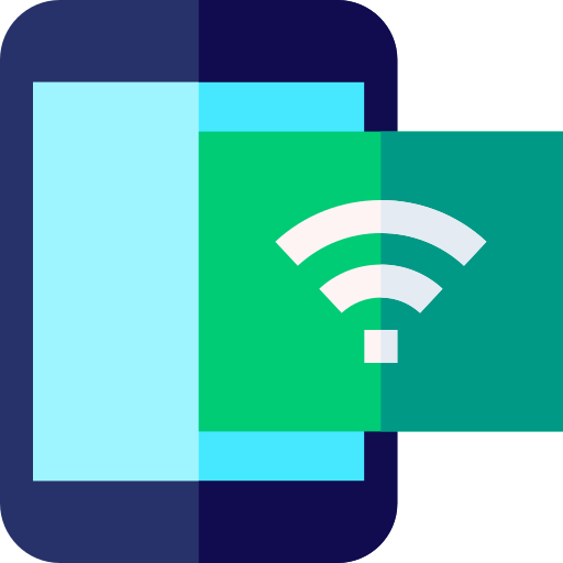 wifi Basic Straight Flat Icône