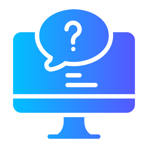 Question sign Generic gradient fill icon