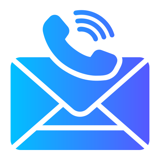 Voice mail Generic gradient fill icon