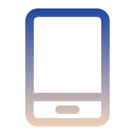 smartphone Generic gradient outline icon