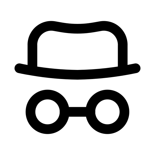 incógnito Generic black outline icono