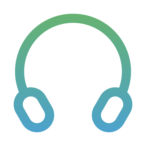 Headset Generic gradient outline icon