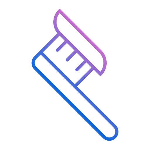 szczoteczka do zębów Generic gradient outline ikona