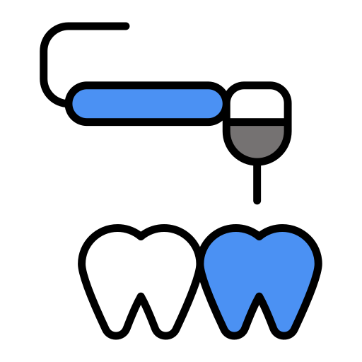 zabieg dentystyczny Generic color lineal-color ikona