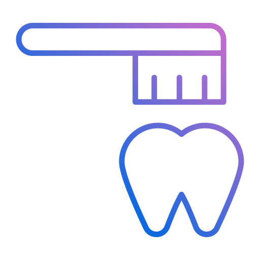 치과 청소 Generic gradient outline icon