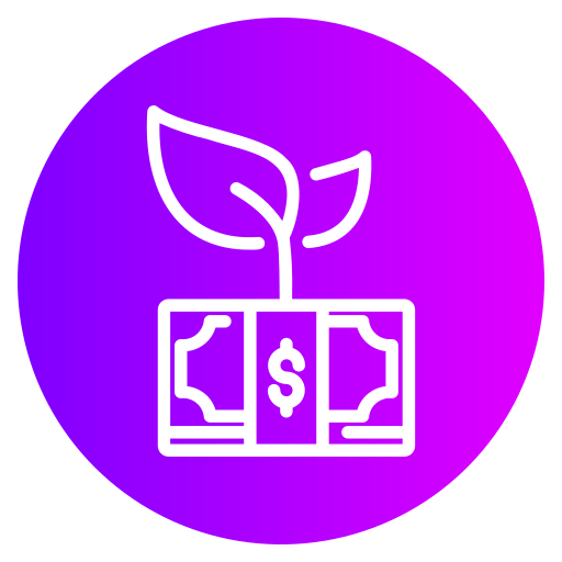 Money growth Generic gradient fill icon