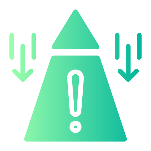 zarządzanie ryzykiem Generic gradient fill ikona