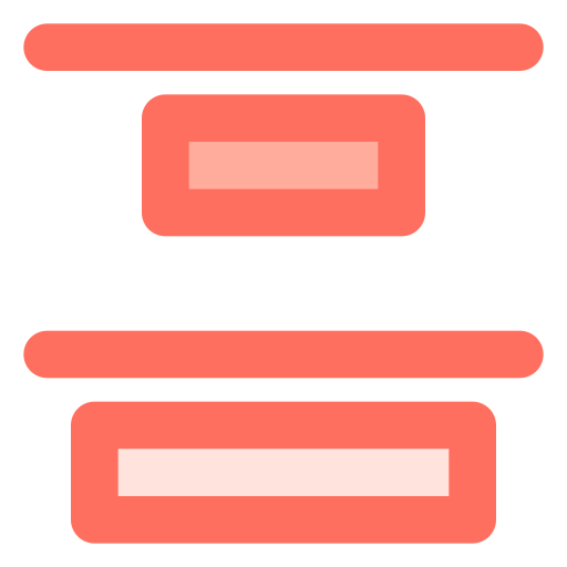verticaal Generic color lineal-color icoon