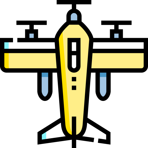 Seaplane Detailed Straight Lineal color icon